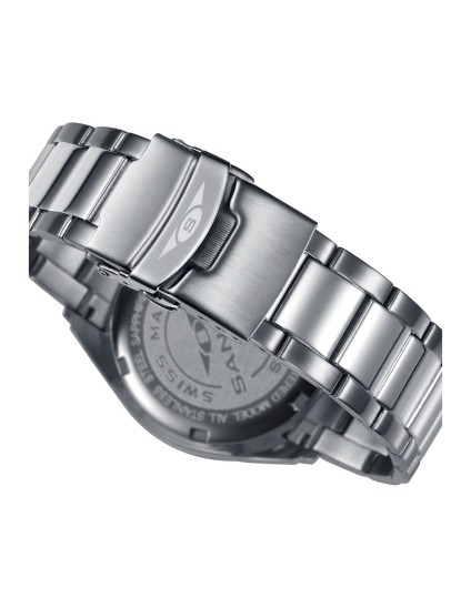 Sandoz 81509-57 Men's Watch Sterling Steel with Steel Bracelet